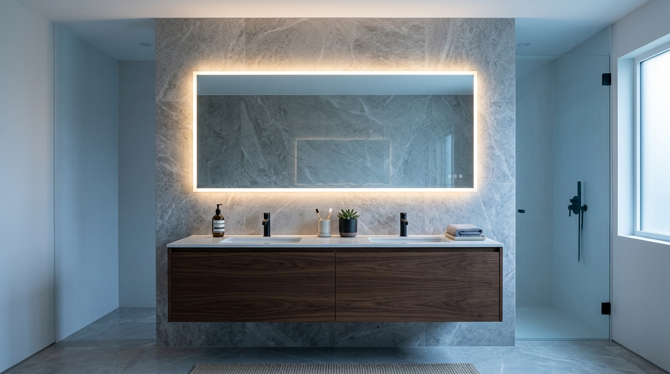 Add backlit lighting for a clean glow